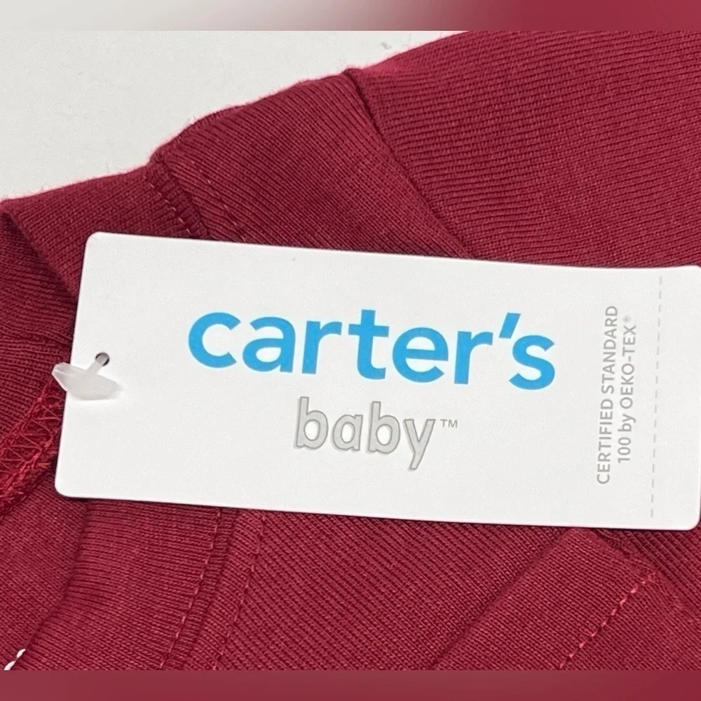 Carter's 4 Piece Infant Baby Set ‘Happiest  Camper’ Pants Long Sleeve Bodysuits